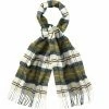 Barbour Men's Scarves Merino Cashmere Tartan Scarf