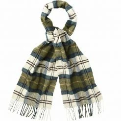 Barbour Men's Scarves Merino Cashmere Tartan Scarf