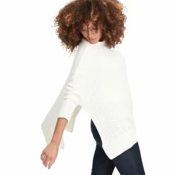 Barbour Women's Sweaters Stitch Guernsey Cape Sweater Women's -Barbour Online Shop ARA D10