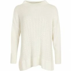 Barbour Women's Sweaters Stitch Guernsey Cape Sweater Women's -Barbour Online Shop ARA D2