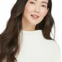 Barbour Women's Sweaters Stitch Guernsey Cape Sweater Women's -Barbour Online Shop ARA D6