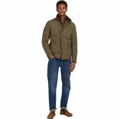 Barbour Men's Synthetic Insulation Jackets Shoveler Quilted Jacket Men's -Barbour Online Shop ARMGRE D3