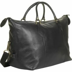 Barbour Men's Duffels Leather Med Travel Explorer Bag -Barbour Online Shop BK D1 3