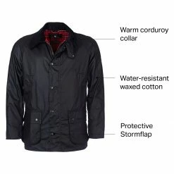 Barbour Men's Casual Jackets Ashby Wax Jacket Men's -Barbour Online Shop BK D10 1