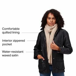 Barbour Women's Casual Jackets Beadnell Wax Jacket Women's -Barbour Online Shop BK D11 2