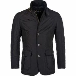 Barbour Men's Casual Jackets Quilted Lutz Jacket Men's -Barbour Online Shop BK D5