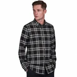 Barbour Men's Flannel Shirts International Bold Line Check Shirt   Men's