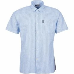 Barbour Men's Button-Down Short-Sleeve Shirts Linen Mix 10 Summer Short Sleeve Shirt Men's 11 Barbour Men's Button-Down Short-Sleeve Shirts Linen Mix 10 Summer Short Sleeve Shirt Men's -Barbour Online Shop BLU D3