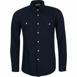 Barbour Men's Button-Down Long-Sleeve Shirts Bicklow Shirt Men's -Barbour Online Shop DARNAV D2