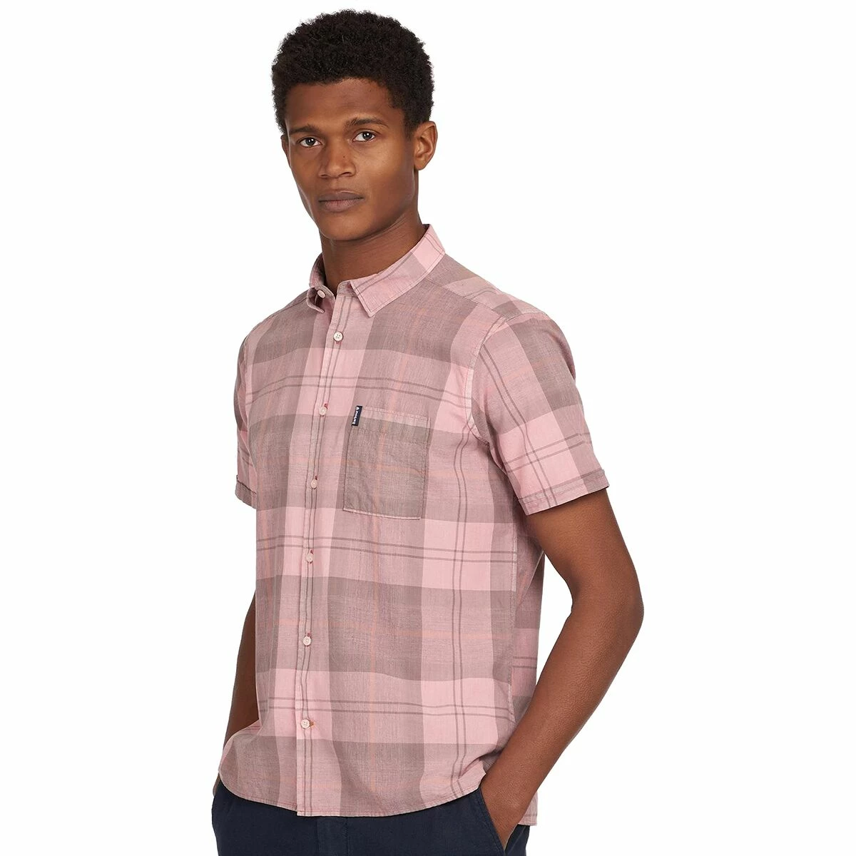Barbour Men's Button-Down Short-Sleeve Shirts Tartan 17 Pigment Short Sleeve Shirt Men's 3 Barbour Men's Button-Down Short-Sleeve Shirts Tartan 17 Pigment Short Sleeve Shirt Men's