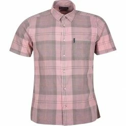 Barbour Men's Button-Down Short-Sleeve Shirts Tartan 17 Pigment Short Sleeve Shirt Men's 18 Barbour Men's Button-Down Short-Sleeve Shirts Tartan 17 Pigment Short Sleeve Shirt Men's -Barbour Online Shop FADPIN D1