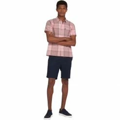 Barbour Men's Button-Down Short-Sleeve Shirts Tartan 17 Pigment Short Sleeve Shirt Men's 16 Barbour Men's Button-Down Short-Sleeve Shirts Tartan 17 Pigment Short Sleeve Shirt Men's -Barbour Online Shop FADPIN D3