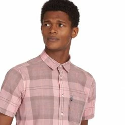 Barbour Men's Button-Down Short-Sleeve Shirts Tartan 17 Pigment Short Sleeve Shirt Men's 15 Barbour Men's Button-Down Short-Sleeve Shirts Tartan 17 Pigment Short Sleeve Shirt Men's -Barbour Online Shop FADPIN D4
