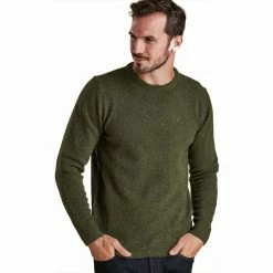 Barbour Men's Sweaters Tisbury Crew Sweater Men's -Barbour Online Shop FO