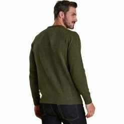 Barbour Men's Sweaters Tisbury Crew Sweater Men's -Barbour Online Shop FO D2