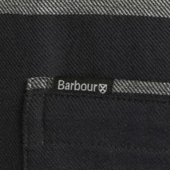 Barbour Men's Button-Down Long-Sleeve Shirts Dunoon Tailored Shirt Men's -Barbour Online Shop GRA D3