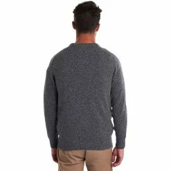 Barbour Men's Sweaters Tisbury Crew Sweater Men's -Barbour Online Shop GRE D1 1