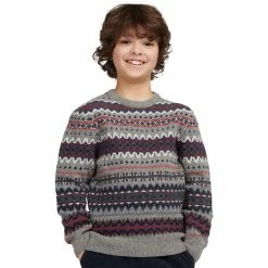 Barbour Boys' Sweatshirts Case Fair Isle Crew Sweatshirt   Boys'