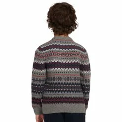Barbour Boys' Sweatshirts Case Fair Isle Crew Sweatshirt Boys' -Barbour Online Shop MIDGRE D1 1