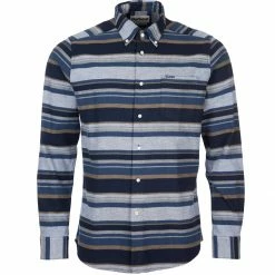 Barbour Men's Button-Down Long-Sleeve Shirts Cornhill Tailored Shirt Men's -Barbour Online Shop MIDNAV D2