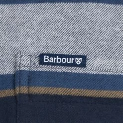 Barbour Men's Button-Down Long-Sleeve Shirts Cornhill Tailored Shirt Men's -Barbour Online Shop MIDNAV D4
