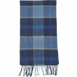 Barbour Men's Scarves Merino Cashmere Tartan Scarf -Barbour Online Shop MID D2