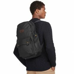 Barbour Men's Everyday Packs Explorer Wax 15L Backpack -Barbour Online Shop NAV D4 6