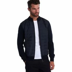 Barbour Men's Sweaters Carn Baffle Zip Thru Sweater   Men's