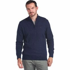 Barbour Men's Sweaters Tisbury Half Zip Sweater   Men's