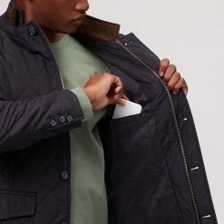 Barbour Men's Casual Jackets Quilted Lutz Jacket Men's -Barbour Online Shop NV D17