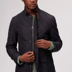 Barbour Men's Casual Jackets Quilted Lutz Jacket Men's -Barbour Online Shop NV D20