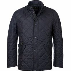 Barbour Men's Synthetic Insulation Jackets Flyweight Chelsea Quilted Jacket Men's -Barbour Online Shop NV D4 1