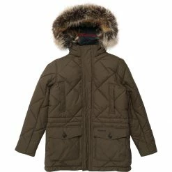 Barbour Boys' Synthetic Insulation Jackets Holburn Quilted Jacket   Kids'