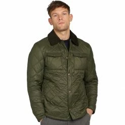 Barbour Men's Synthetic Insulation Jackets Shirt Quilt Jacket Men's -Barbour Online Shop OLI