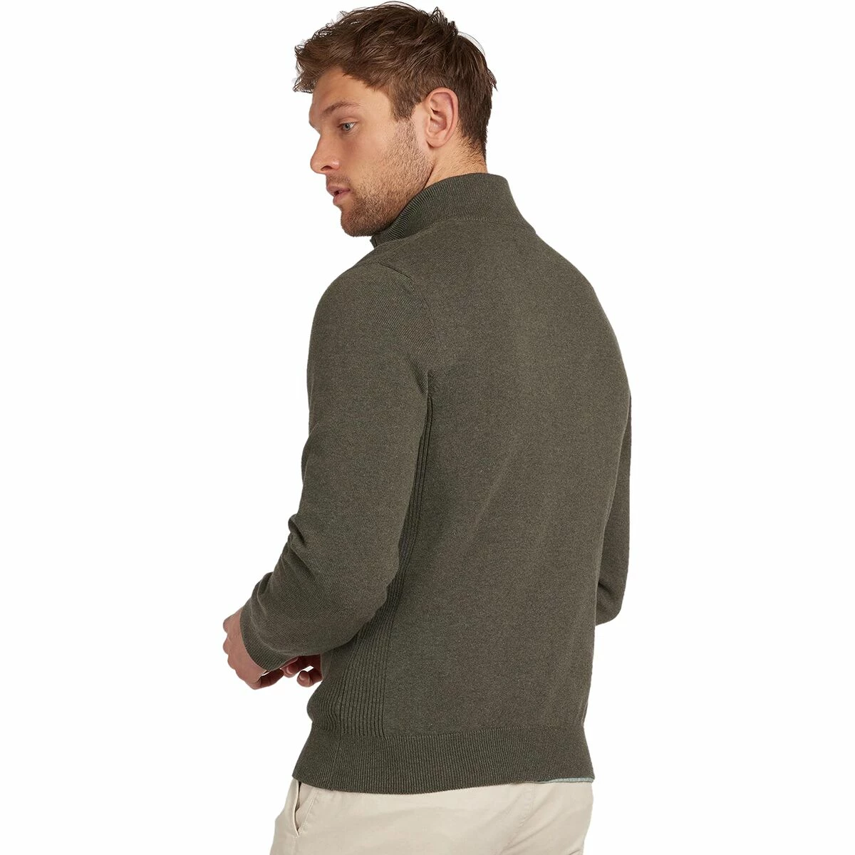 Barbour Men's Sweaters Cotton 1/2 Zip Sweater Men's 7 Barbour Men's Sweaters Cotton 1/2 Zip Sweater Men's - Image 5