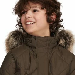 Barbour Boys' Synthetic Insulation Jackets Holburn Quilted Jacket Kids' -Barbour Online Shop OLI D3 2