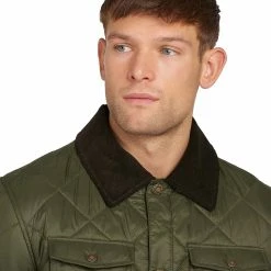 Barbour Men's Synthetic Insulation Jackets Shirt Quilt Jacket Men's -Barbour Online Shop OLI D3