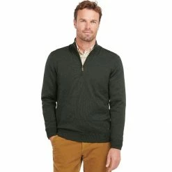 Barbour Men's Fleece Jackets Gamlin Half Zip Sweater   Men's