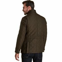 Barbour Men's Casual Jackets Quilted Lutz Jacket Men's -Barbour Online Shop OV D1 1