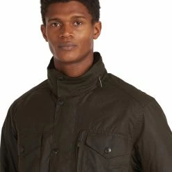 Barbour Men's Casual Jackets Sapper Wax Jacket Men's -Barbour Online Shop OV D14 1