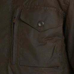 Barbour Men's Casual Jackets Sapper Wax Jacket Men's -Barbour Online Shop OV D15 1