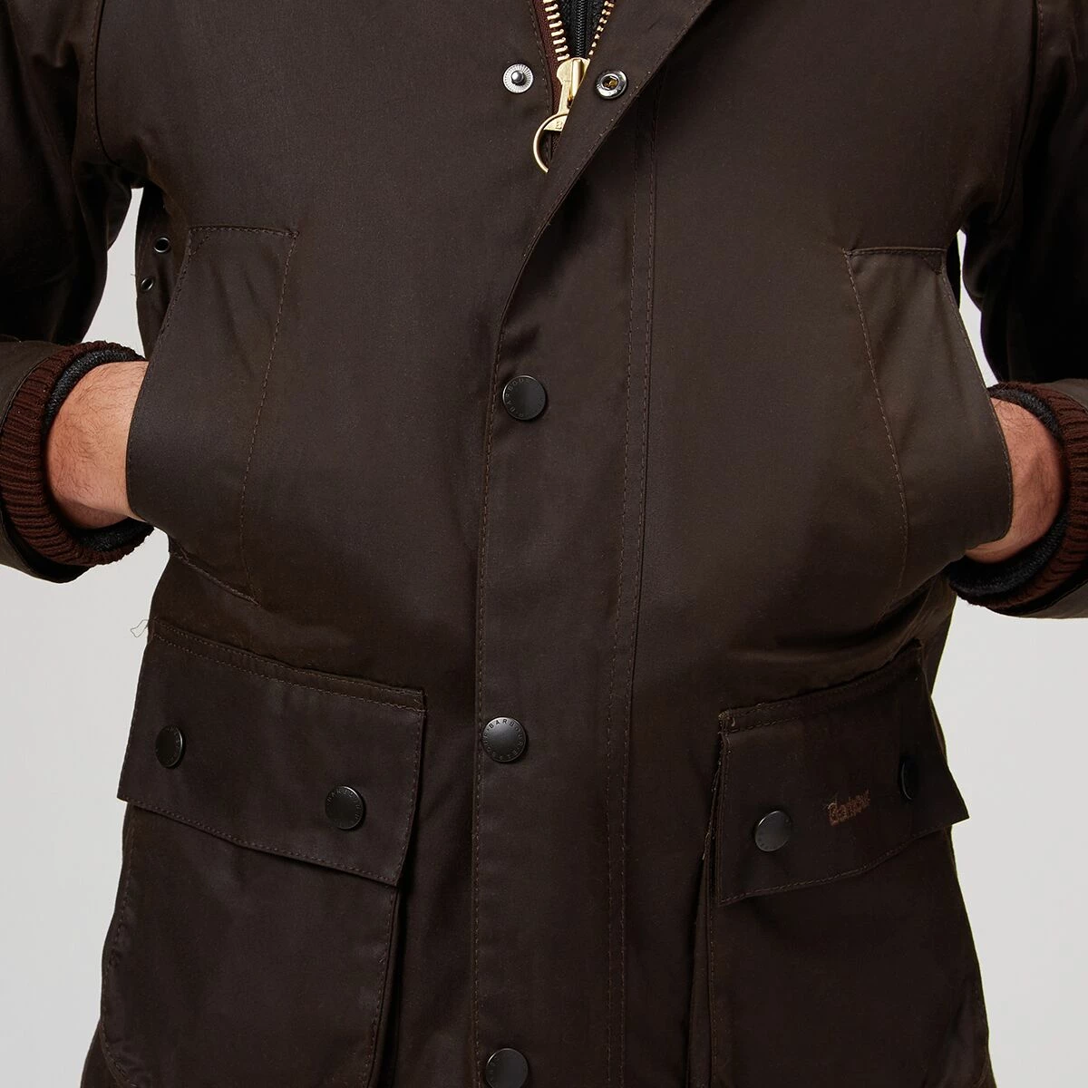 Barbour Men's Casual Jackets Classic Bedale Wax Jacket Men's 5 Barbour Men's Casual Jackets Classic Bedale Wax Jacket Men's - Image 4