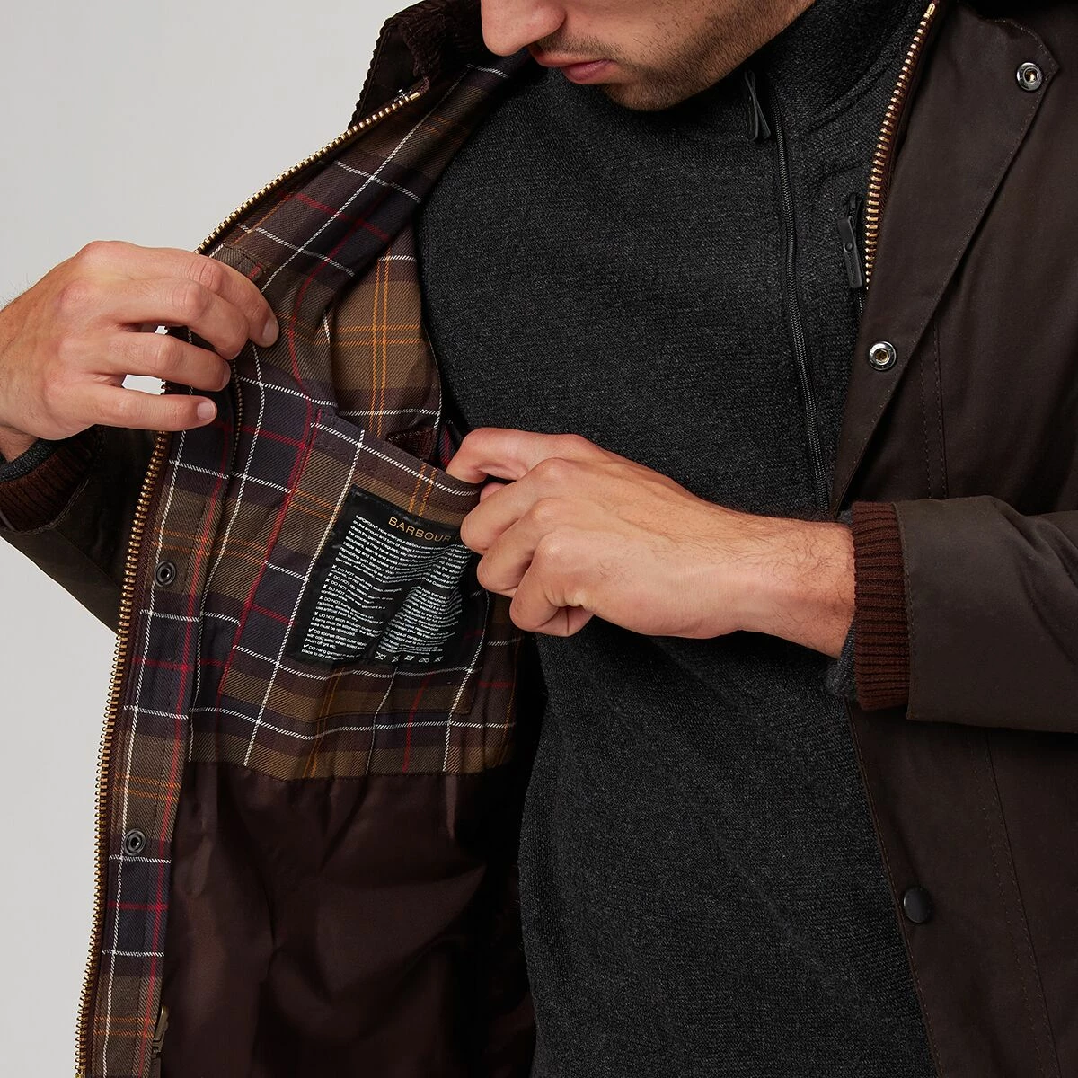 Barbour Men's Casual Jackets Classic Bedale Wax Jacket Men's 4 Barbour Men's Casual Jackets Classic Bedale Wax Jacket Men's - Image 3