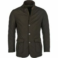 Barbour Men's Casual Jackets Quilted Lutz Jacket Men's -Barbour Online Shop OV D2 1