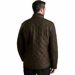Barbour Men's Synthetic Insulation Jackets Powell Quilted Jacket Men's -Barbour Online Shop OV D2 2