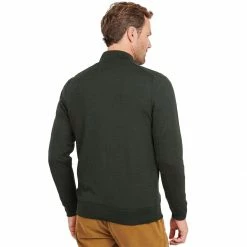 Barbour Men's Fleece Jackets Gamlin Half Zip Sweater Men's -Barbour Online Shop OV D7 3