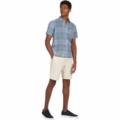 Barbour Men's Button-Down Short-Sleeve Shirts Tartan 17 Pigment Short Sleeve Shirt Men's 21 Barbour Men's Button-Down Short-Sleeve Shirts Tartan 17 Pigment Short Sleeve Shirt Men's -Barbour Online Shop PIGBLU D3