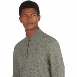 Barbour Men's Sweaters Sports Half Zip Knit Sweater Men's 18 Barbour Men's Sweaters Sports Half Zip Knit Sweater Men's -Barbour Online Shop RIFGRE D3 2