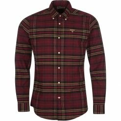 Barbour Men's Button-Down Long-Sleeve Shirts Ladle Tailored Check Shirt Men's -Barbour Online Shop RUB D2