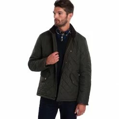 Barbour Men's Synthetic Insulation Jackets Powell Quilted Jacket Men's -Barbour Online Shop SAG
